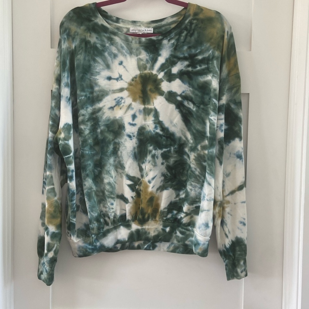 Young Fabulous & Broke Tie-Dye Crew Neck Lightweight Sweatshirt L​​​​